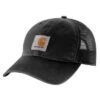 Carhartt Hats: 100286 001 Black Mesh Back Buffalo Cap 2 Carhartt Hats: 100286 001 Black Mesh Back Buffalo Cap -Carhartt 100286 001 e