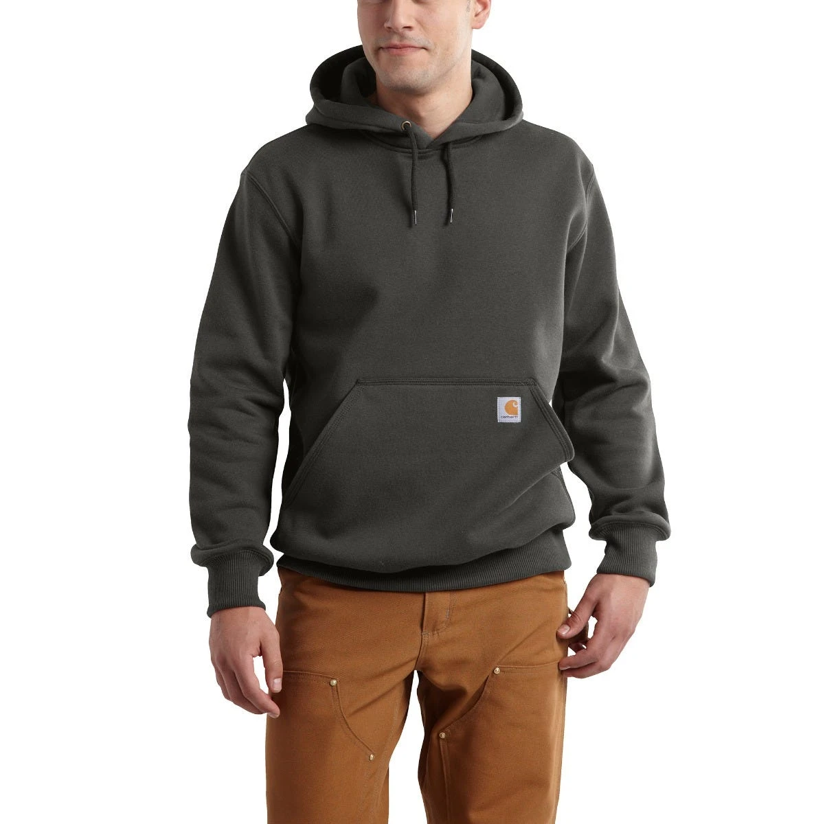 Carhartt Sweatshirts: Men's 100615 306 Peat Paxton Rain Defender Hooded Sweatshirt 3 Carhartt Sweatshirts: Men's 100615 306 Peat Paxton Rain Defender Hooded Sweatshirt