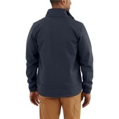 Carhartt Jacket: Men's Crowley 102199 412 Navy Water Repellent Jacket -Carhartt 102199412 avb