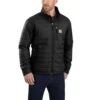 Carhartt Jacket: Men's 102208 001 Black Rain Defender Relaxed Fit Lightweight Insulated Jacket -Carhartt 102208 001