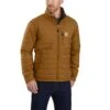 Carhartt Jacket: Men's 102208 BRN Brown Rain Defender Relaxed Fit Lightweight Insulated Jacket -Carhartt 102208 brn