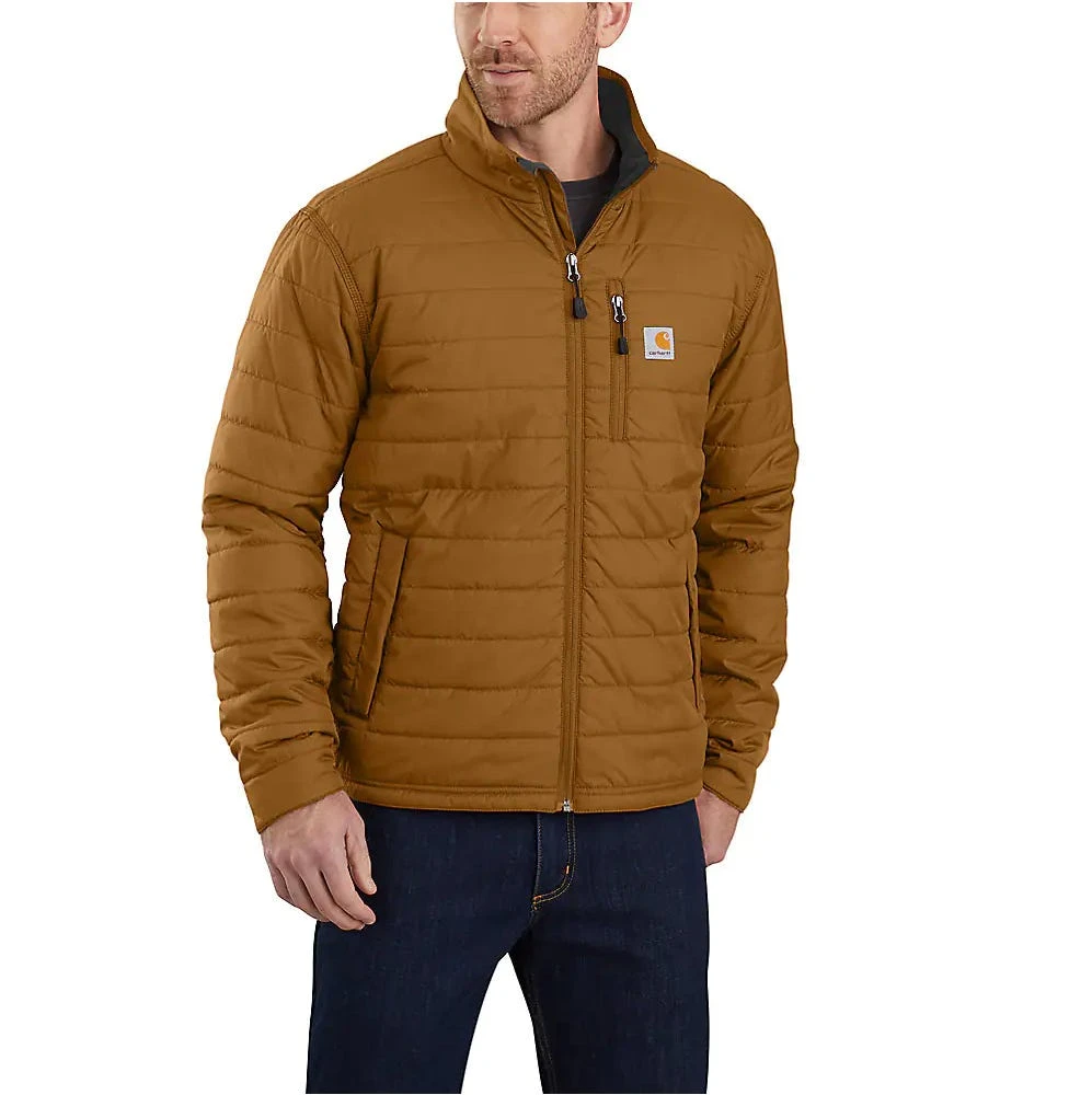 Carhartt Jacket: Men's 102208 BRN Brown Rain Defender Relaxed Fit Lightweight Insulated Jacket 3 Carhartt Jacket: Men's 102208 BRN Brown Rain Defender Relaxed Fit Lightweight Insulated Jacket