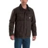 Carhartt Coat: Men's 103283 201 Dark Brown Armstrong Full Swing Traditional Coat -Carhartt 103283201