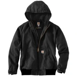 Carhartt Men's Jacket: 103371 001 Black Full Swing Armstrong Active Jacket -Carhartt 103371 001