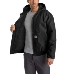 Carhartt Men's Jacket: 103371 001 Black Full Swing Armstrong Active Jacket -Carhartt 1033710010.4