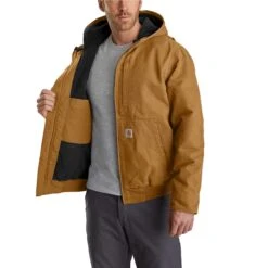 Carhartt Men's Jacket: 103371 211 Carhartt Brown Full Swing Armstrong Active Jacket -Carhartt 103371211 4