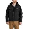 Carhartt Jackets: Men's 103372 001 Black Full Swing Ripstop Relaxed Fit Insulated Jacket -Carhartt 103372 001