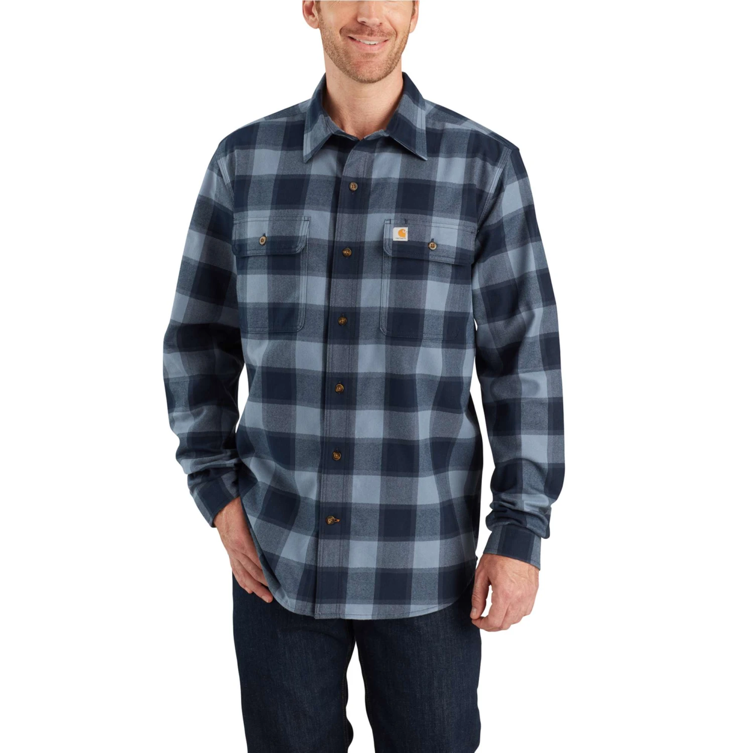 Carhartt Workwear: Men's 103822 437 Hubbard Flannel LS Shirt 3 Carhartt Workwear: Men's 103822 437 Hubbard Flannel LS Shirt