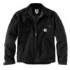 Carhartt Jackets: Men's 103828 BLK Black Blanket Lined Relaxed Fit Detroit Jacket -Carhartt 103828 blk