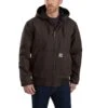 Carhartt Outerwear: Men's 104050 DKB Washed Duck Insulated Loose Fit Active Jacket -Carhartt 104050dkb