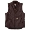 Carhartt Vest: Men's 104395 DKB Washed Duck Insulated Vest -Carhartt 104395dkb 1