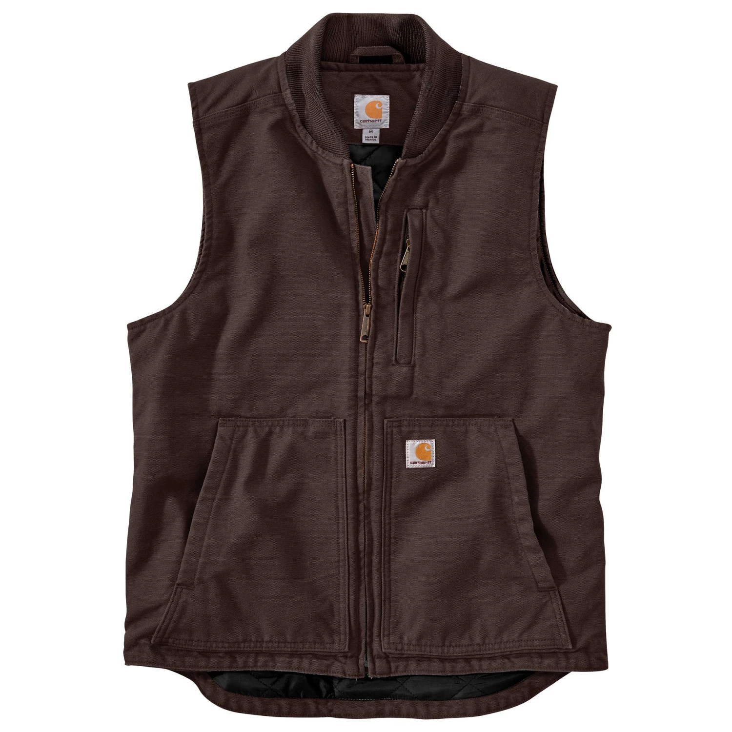 Carhartt Vest: Men's 104395 DKB Washed Duck Insulated Vest 3 Carhartt Vest: Men's 104395 DKB Washed Duck Insulated Vest