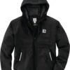 Carhartt Jackets: Men's 104458 N04 Black Yukon Extreme Jacket -Carhartt 104458n04