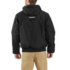 Carhartt Jackets: Men's 104458 N04 Black Yukon Extreme Jacket -Carhartt 104458n04 avb