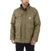Carhartt Jackets: Men's 104460 391 Burnt Olive Full Swing Yukon Insulated Coat -Carhartt 104460391