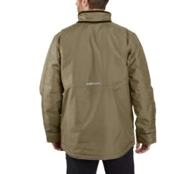 Carhartt Jackets: Men's 104460 391 Burnt Olive Full Swing Yukon Insulated Coat -Carhartt 104460391 avb