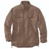 Carhartt Coat: Men's 104468 CBR Canyon Brown Full Swing Quick Duck Insulated Traditional Coat -Carhartt 104468 cbr mf20