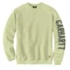 Carhartt Sweatshirts: Men's 104904 G68 Pastel Lime Crewneck Midweight Loose Fit Sleeve Graphic Sweatshirt 1 Carhartt Sweatshirts: Men's 104904 G68 Pastel Lime Crewneck Midweight Loose Fit Sleeve Graphic Sweatshirt -Carhartt 104904 g68