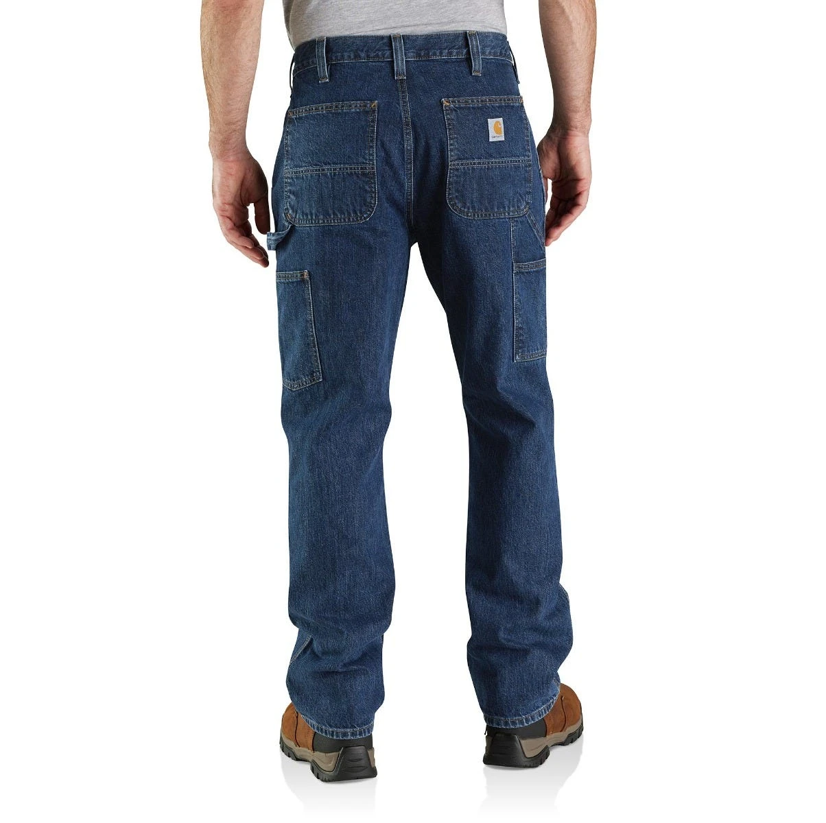 Carhartt Jeans: Men's 104944 H45 Canal Loose Fit Double Front Utility Logger Work Jean 4 Carhartt Jeans: Men's 104944 H45 Canal Loose Fit Double Front Utility Logger Work Jean - Image 2