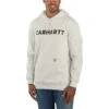 Carhartt Sweatshirts: Men's 105193 W03 Malt Loose Fit Midweight Logo Graphic Sweatshirt -Carhartt 105193 w03