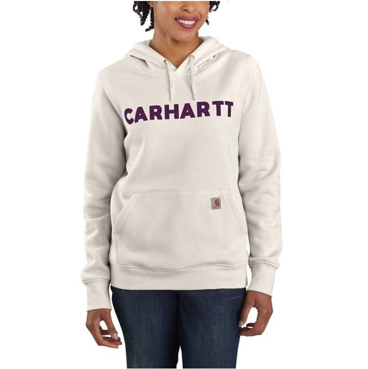 Carhartt Sweatshirts: Women's 105194 W03 Malt Relaxed Fit Midweight Logo Graphic Sweatshirt 3 Carhartt Sweatshirts: Women's 105194 W03 Malt Relaxed Fit Midweight Logo Graphic Sweatshirt