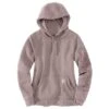 Carhartt Sweatshirts: Women's 105996 V61 Mink Relaxed Fit Long Sleeve Graphic Sweatshirt -Carhartt 105996 v61 wf23 e 1