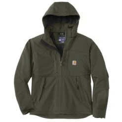 Carhartt Jackets: Men's 106006 MOS Moss Super Dux Relaxed Fit Insulated 3 Warmest Rating Jacket