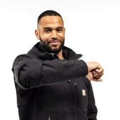 Carhartt Jackets: Men's 106006 N04 Black Super Dux Relaxed Fit Insulated 3 Warmest Rating Jacket -Carhartt 106006 n04 fi05 mf23 b