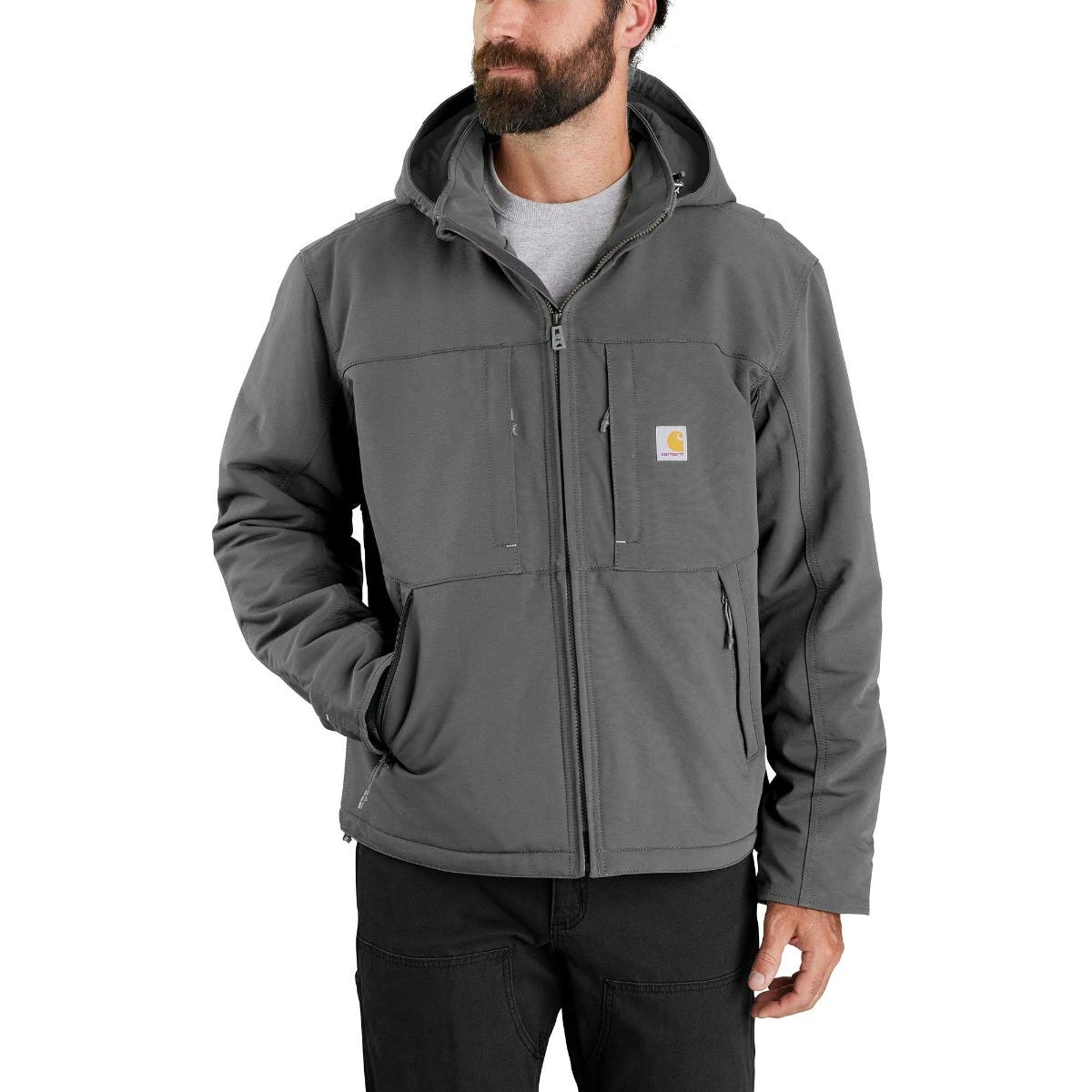 Carhartt Jackets: Men's 106006 STL Steel Super Dux Relaxed Fit Insulated 3 Warmest Rating Jacket 3 Carhartt Jackets: Men's 106006 STL Steel Super Dux Relaxed Fit Insulated 3 Warmest Rating Jacket