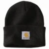 Carhartt A18 BLK Black Acrylic Watch Cap -Carhartt 157478