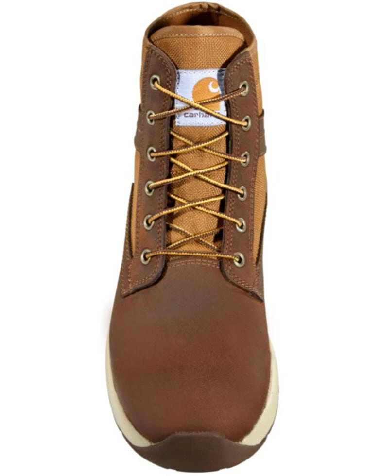 Carhartt Boots: Men's FA5015-M Brown Leather And Nylon Force 5-Inch Soft Toe Sneaker Boot 5 Carhartt Boots: Men's FA5015-M Brown Leather And Nylon Force 5-Inch Soft Toe Sneaker Boot - Image 3