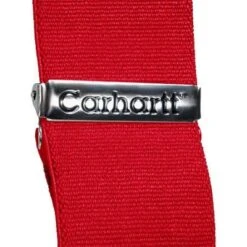 Carhartt Suspenders: 45001 Red Dungaree Suspenders -Carhartt a108red carharttsd 01 1