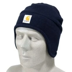 Carhartt Hats: Fleece Polyester Mask Hat A202BLK -Carhartt a202blk 4
