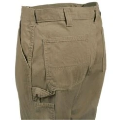 Carhartt Pants: Men's B324 DKH Dark Khaki Relaxed Fit Cotton Pants -Carhartt b324dkh carharttl 01