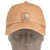 Carhartt Caps: Men's 100289 211 Brown Cotton Canvas Baseball Cap -Carhartt carhartt 100289 211 f 01