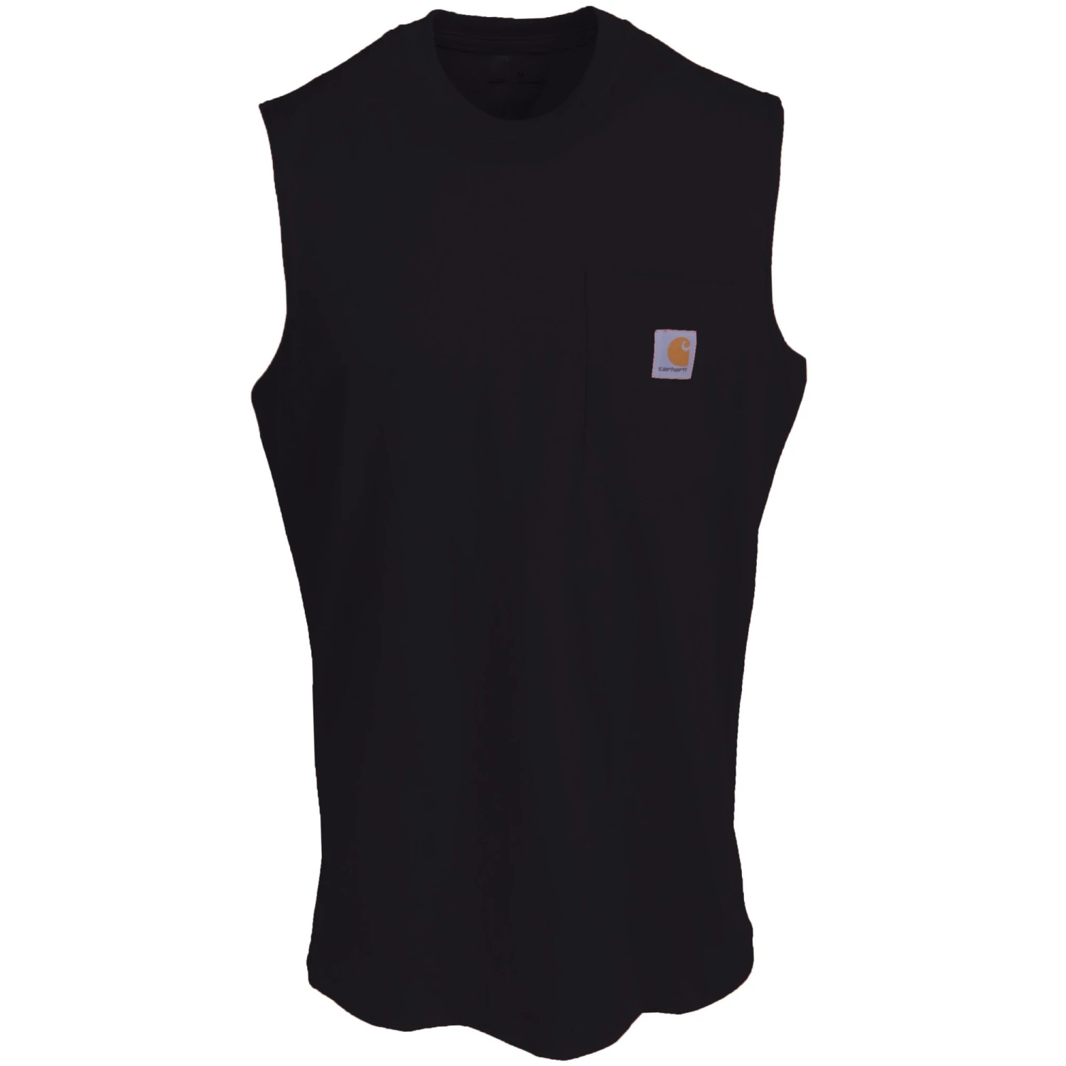 Carhartt Shirts: Men's Black 100374 001 Workwear Pocket Sleeveless T-Shirt 3 Carhartt Shirts: Men's Black 100374 001 Workwear Pocket Sleeveless T-Shirt