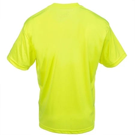 Carhartt Force Shirts: Men's Force 100493 323 Lime Hi-Vis Moisture Wicking Shirt 5 Carhartt Force Shirts: Men's Force 100493 323 Lime Hi-Vis Moisture Wicking Shirt - Image 3