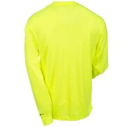 Carhartt Force Shirts: Men's Force 100494 323 Lime Hi Vis Moisture Wicking Work Shirt -Carhartt carhartt 100494323 b 01