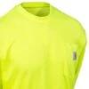 Carhartt Force Shirts: Men's Force 100494 323 Lime Hi Vis Moisture Wicking Work Shirt -Carhartt carhartt 100494323 cd 01