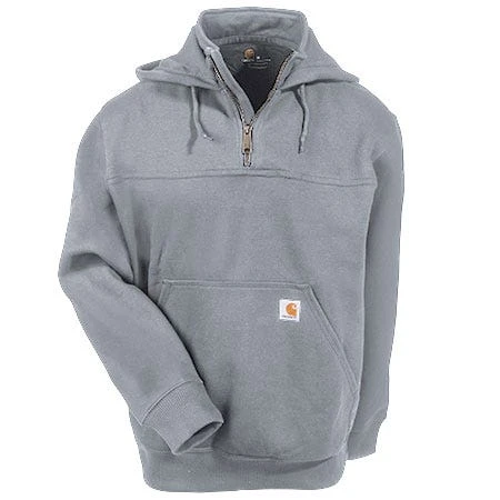 Carhartt Sweatshirts: Men's Heather Grey 100617 034 Rain Defender Hooded Sweatshirt 6 Carhartt Sweatshirts: Men's Heather Grey 100617 034 Rain Defender Hooded Sweatshirt - Image 4