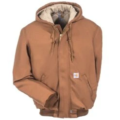 Carhartt Jackets: Men's Cotton Duck 101621 211 Flame Resistant Active Jacket -Carhartt carhartt 101621 211 f 01
