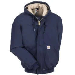 Carhartt Jackets: Men's 101621 410 FR Duck Navy Blue Jacket 9 Carhartt Jackets: Men's 101621 410 FR Duck Navy Blue Jacket -Carhartt carhartt 101621 410 f 01