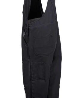 Carhartt Overalls: Men's 101626 001 Black FR Quilt Lined Cotton Duck Bib Overalls -Carhartt carhartt 101627 001 l 01