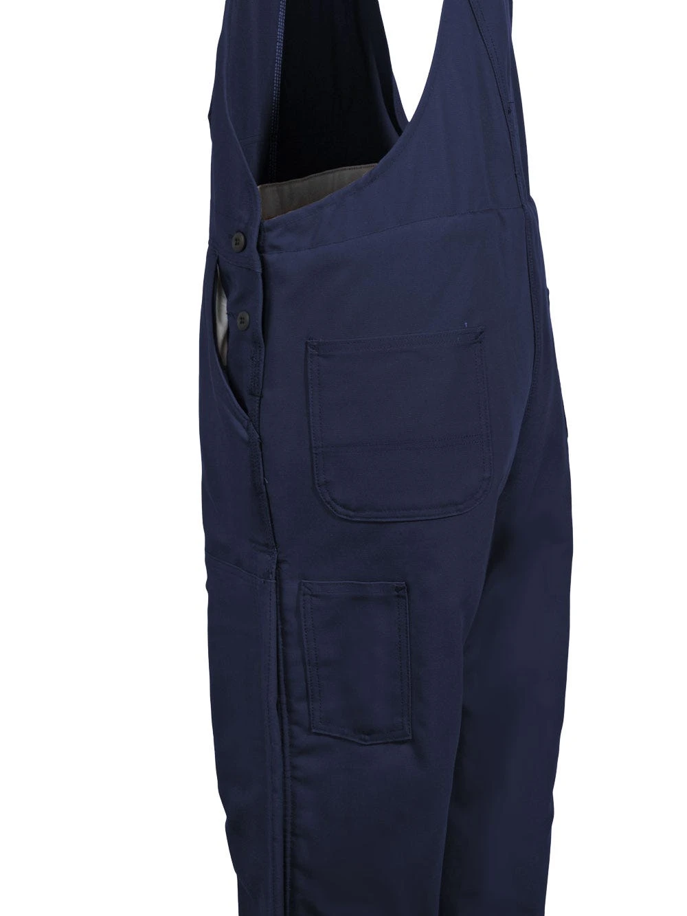 Carhartt Overalls: Men's 101626 410 Flame Resistant Lined Cotton Duck Bib Overalls 6 Carhartt Overalls: Men's 101626 410 Flame Resistant Lined Cotton Duck Bib Overalls - Image 4