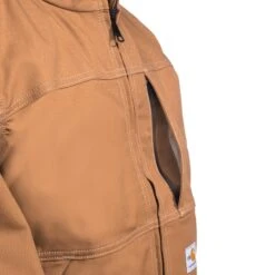 Carhartt Jackets: Men's 102179 211 Carhartt Brown FR Full Swing Quick Duck Jacket -Carhartt carhartt 102179 211 b 01 5