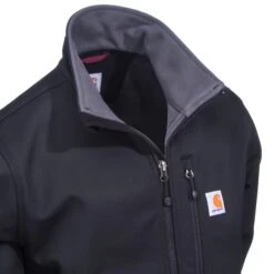 Carhartt Jackets: Crowley Men's 102199 001 Black Full Zip Jacket 7 Carhartt Jackets: Crowley Men's 102199 001 Black Full Zip Jacket -Carhartt carhartt 102199 001 cd 01 1