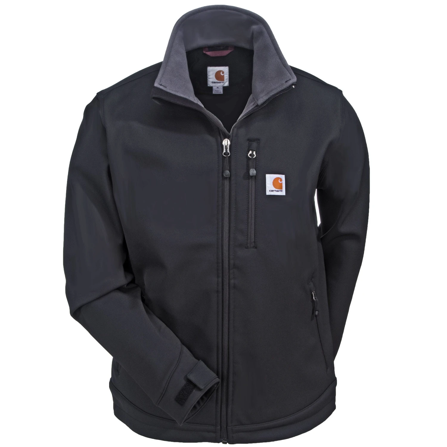 Carhartt Jackets: Crowley Men's 102199 001 Black Full Zip Jacket 5 Carhartt Jackets: Crowley Men's 102199 001 Black Full Zip Jacket - Image 3