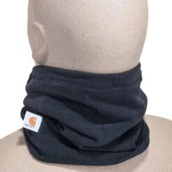 Carhartt Clothing: Men's A204 BLK Black Fleece Neck Gaiter -Carhartt carhartt a161 blm b 01