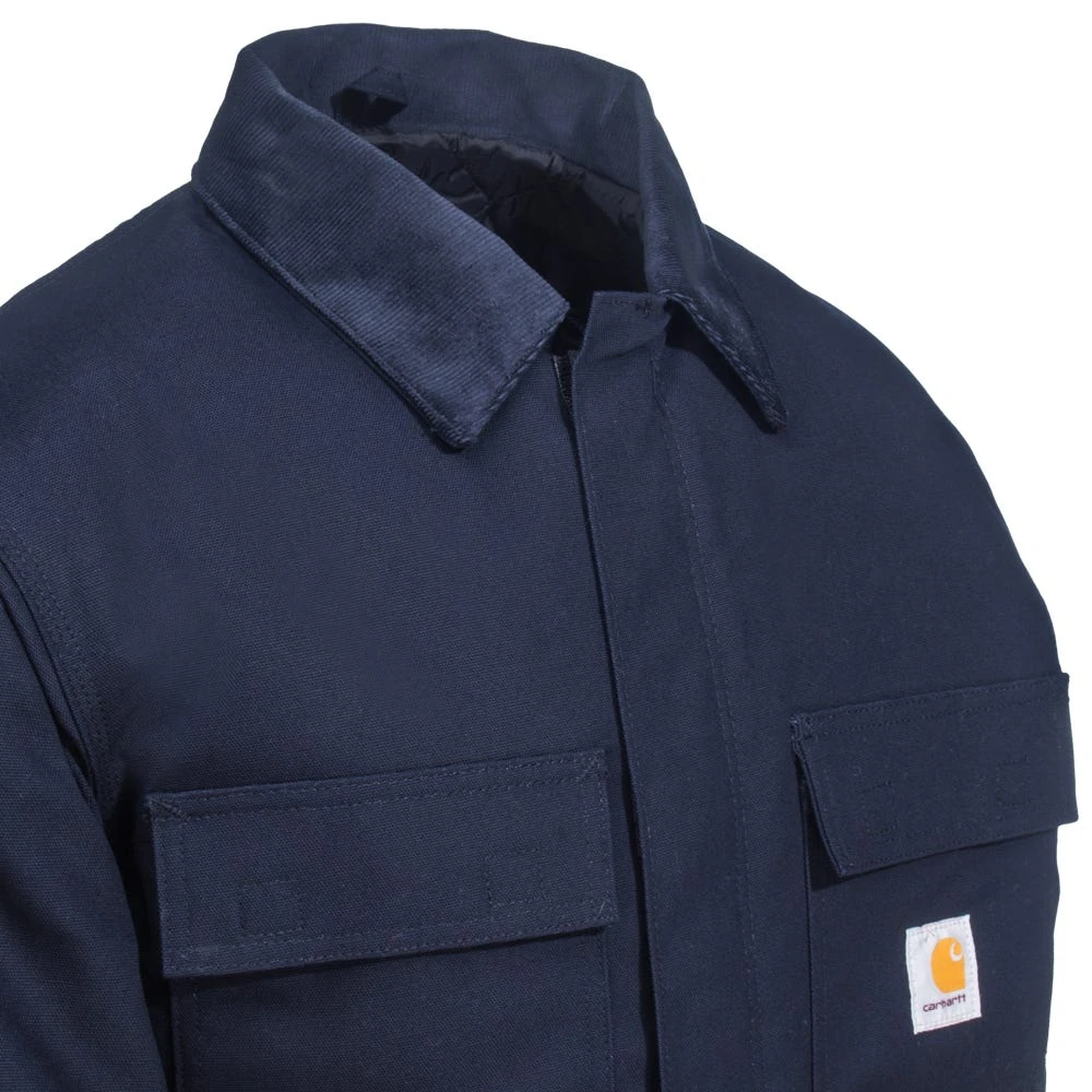 Carhartt Coats: Men's C003 DNY Navy Quilt Lined Artic Winter Coat 4 Carhartt Coats: Men's C003 DNY Navy Quilt Lined Artic Winter Coat - Image 2