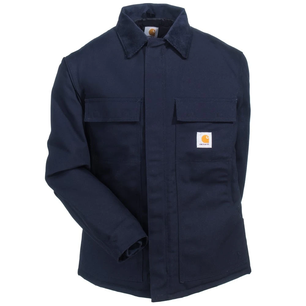 Carhartt Coats: Men's C003 DNY Navy Quilt Lined Artic Winter Coat 5 Carhartt Coats: Men's C003 DNY Navy Quilt Lined Artic Winter Coat - Image 3